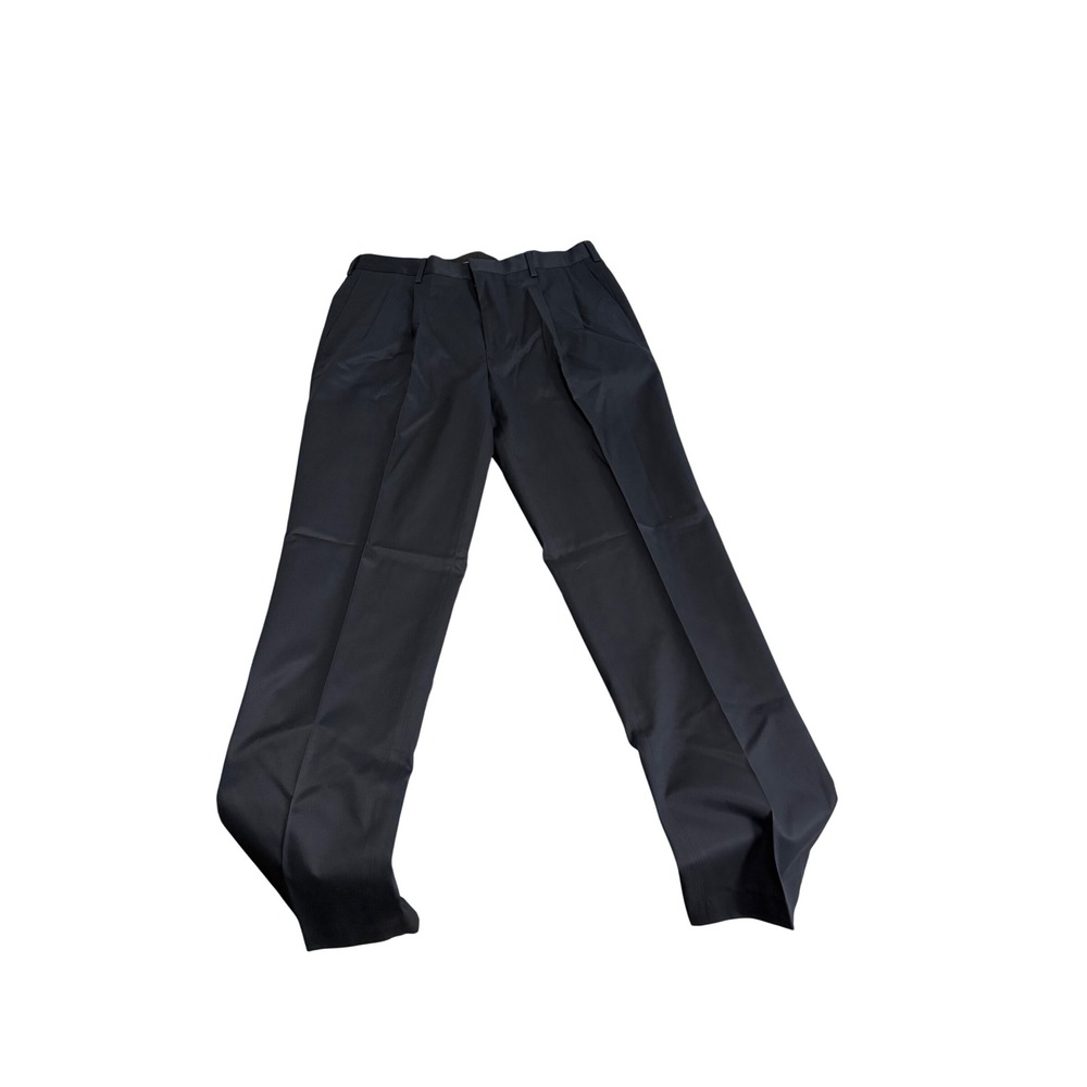 412. Lands' End Men's Traditional Fit Dress Pants Tan Size 37 Formal Trousers